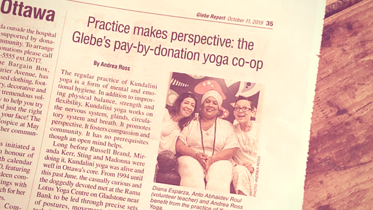 Kundalini Yoga Co-op in Ottawa