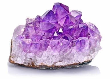 Raw Amethyst Stones and Crystals Rock