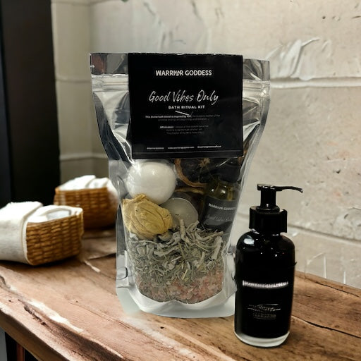 Good Vibes Only Immersive Bath Kit - Warrior Goddess