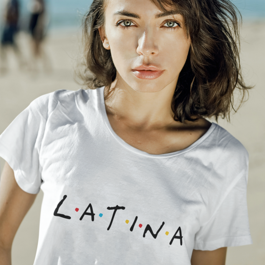 Proudly Latina Women's fitted eco tee - Warrior Goddess