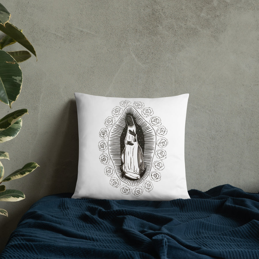 Mary Magdalene and the Rose Sisterhood  Basic Pillow - Warrior Goddess