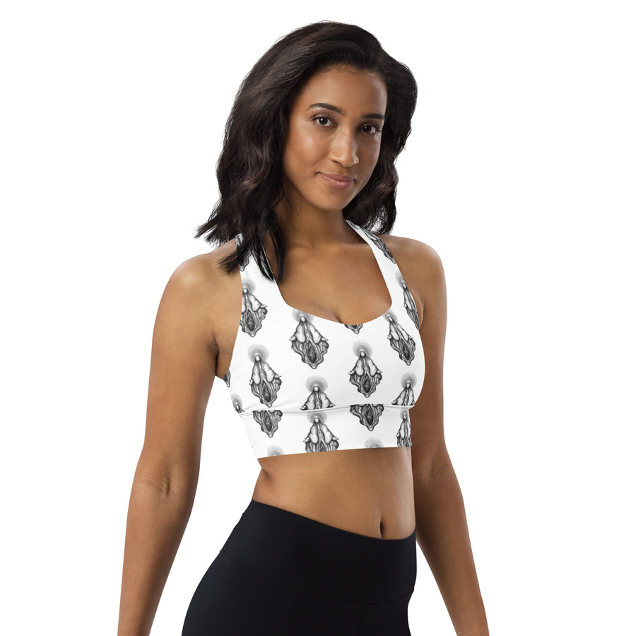The Passion of Mary Magdalene Longline sports bra - Warrior Goddess