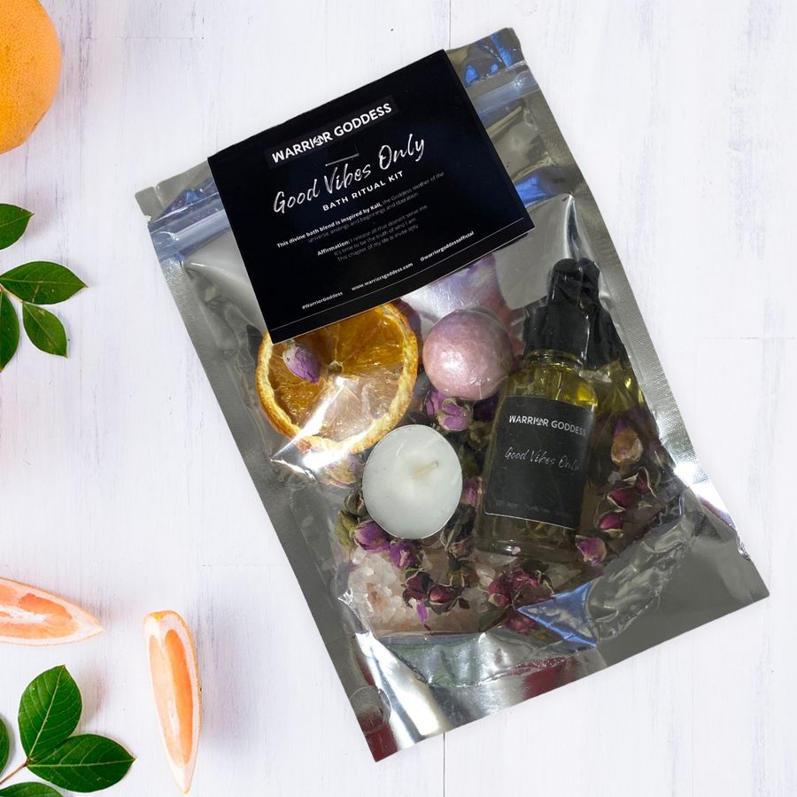Good Vibes Only Immersive Bath Kit - Warrior Goddess