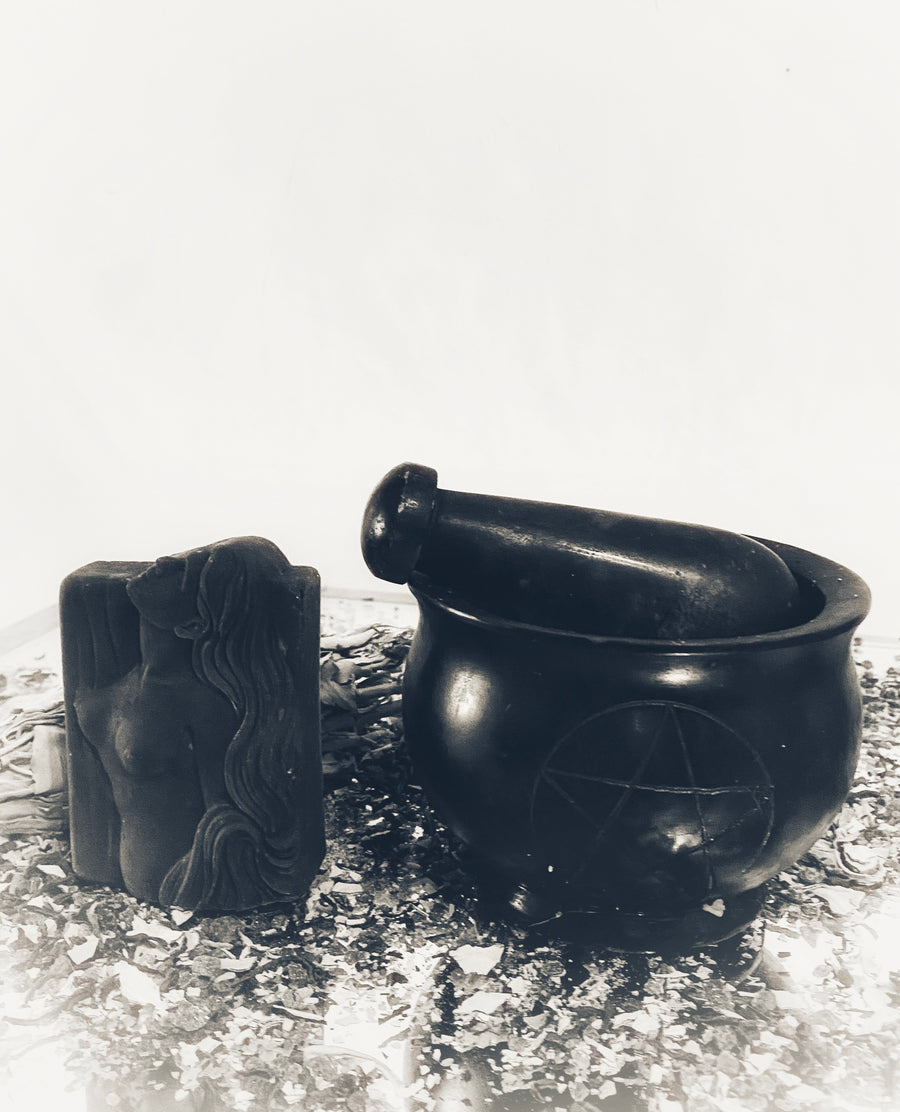 Moringa Scented Glycerin Bar Soap, Dark Goddess - Warrior Goddess