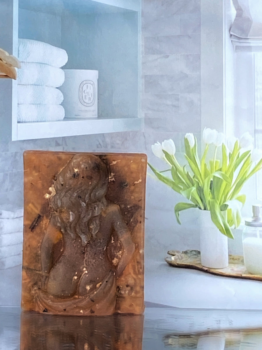 Moringa Scented Glycerin Bar Soap, Goddess, Check that Bootie - Warrior Goddess