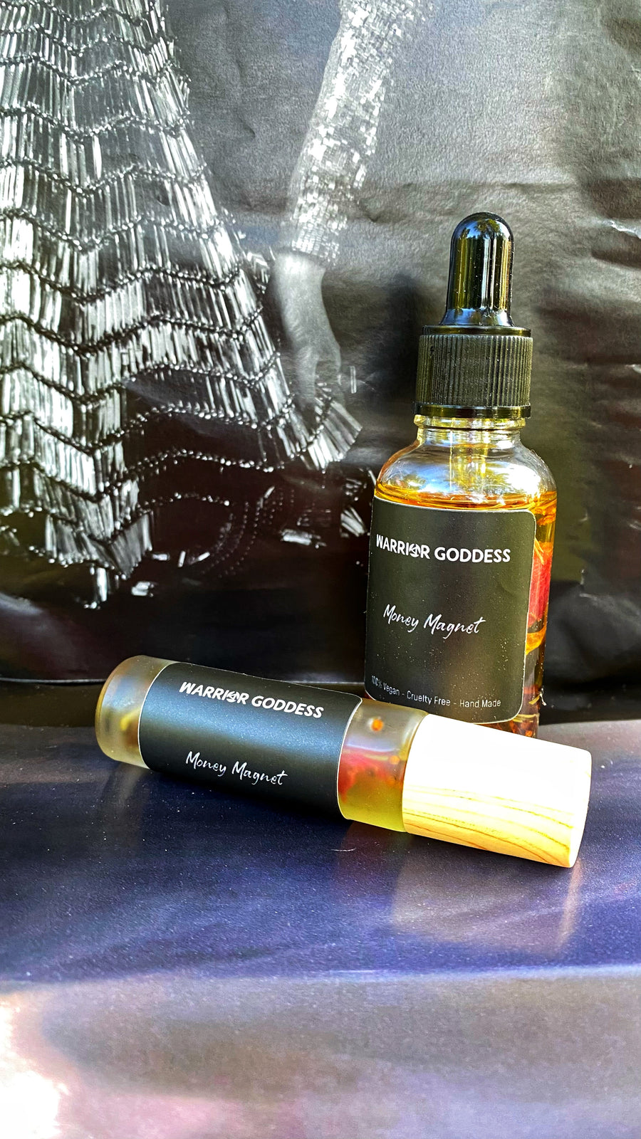Moringa Scented Essential Oil Blend Roller  -  Money Magnet - Warrior Goddess