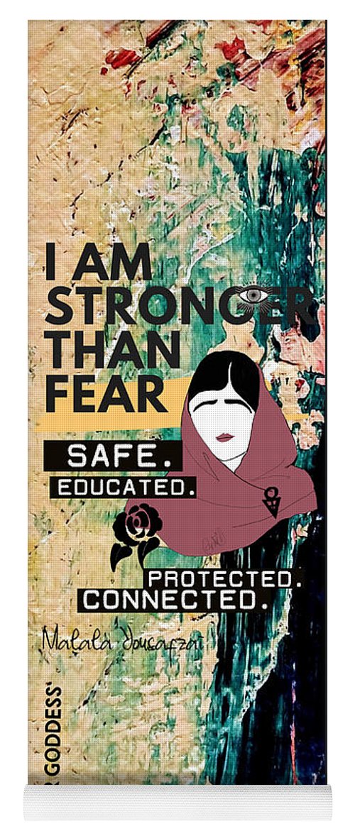 Malala Yousafzai - Yoga Mat - Warrior Goddess