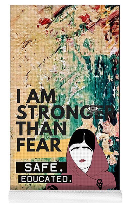 Malala Yousafzai - Yoga Mat - Warrior Goddess